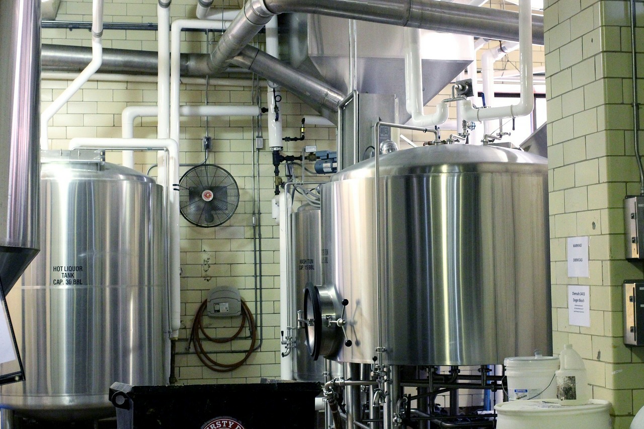 clean beer factory